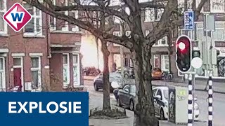 Videobeelden van explosie in Den Haag  OMROEP WEST [upl. by Carpenter]