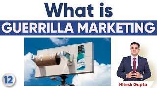 What is Guerrilla Marketing in Hindi  Guerrilla Marketing Ideas  Guerrilla Marketing Hitesh Gupta [upl. by Marianna]