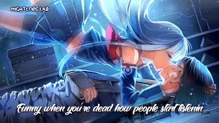 Nightcore  if i die young lyrics [upl. by Miguela]