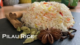 Perfect Basmati Pilau Rice from scratch British Indian Restaurant  BIR Style [upl. by Adnor]