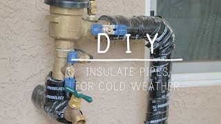 How to Insulate Pipes for Cold Weather [upl. by Lanie]