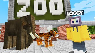 LOGGY IS GOING TO ZOO  MINECRAFT [upl. by Labannah133]