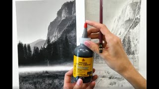 How to Use Powdered Graphite in a Drawing [upl. by Eivets]