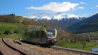 Eine Südtiroler Erfolgsgeschichte Mit der Vinschgaubahn von Mals nach Meran [upl. by Eidnac]