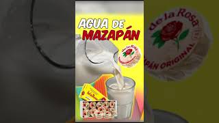 Como hacer agua de mazapán [upl. by Aim606]