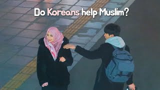 🇰🇷 Do Koreans Help Muslims  Hijab vs No Hijab [upl. by Leif]