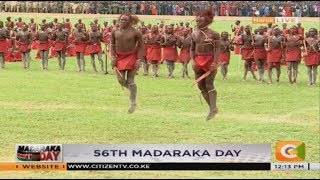 Maasai Morans traditional dance performance during Madaraka Day [upl. by Ahsenar132]