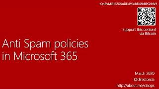 Anti spam policies in Microsoft 365 [upl. by Eiramanad]