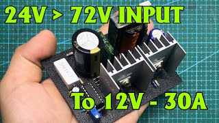 Convert 24V 36V 48V 72V to 12V high current [upl. by Reivad]