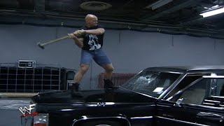 Stone Cold Destroys The Undertakers Hearse [upl. by Aloel203]