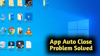 Fix Windows 10 App Automatically Close Problem [upl. by Wagoner]