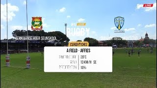 Schools Rugby  Affies 1st XV vs Diamantveld High School  Highlights  SuperSport [upl. by Krysta717]