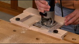 ShopBuilt Adjustable Hinge Mortising Jig [upl. by Daney667]