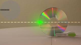 Using a CD as diffraction grating [upl. by Notyarb]