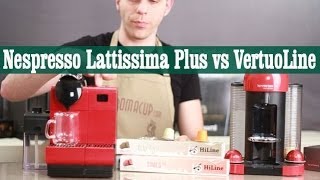 Nespresso Lattissima Plus vs Nespresso Vertuoline  Review and Comparison [upl. by Yentyrb]