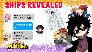 DABI Reveals CLASS 1A SHIPS 😎 BNHA Texts MHA Texts [upl. by Creight]