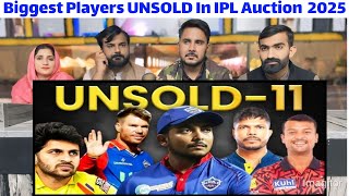 Biggest Players Who Went UNSOLD In IPL Auction 2025 [upl. by Perrie]