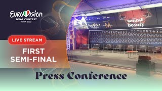 Eurovision Song Contest 2022  First SemiFinal Qualifiers  Press Conference [upl. by Avlasor902]