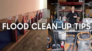 Flood Cleanup  5 Steps Including Mold Control [upl. by Robers20]