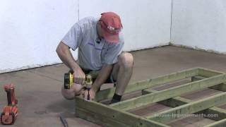 How To Build A Shed  Part 1 Building The Floor [upl. by Enyrehtac182]