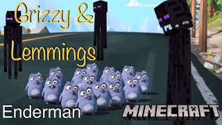 Grizzy and Lemmings  Minecraft Pt2  E21 [upl. by Ody675]