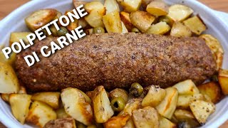 POLPETTONE DI CARNE CON PATATE [upl. by Antone]