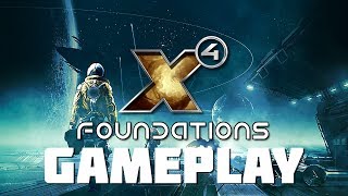 X4 Foundations  Gameplay  Ships Trading Exploration Mining [upl. by Kuster]