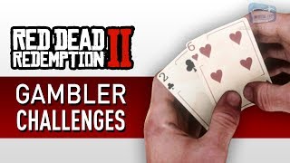 Red Dead Redemption 2  Gambler Challenge Guide [upl. by Acirret]