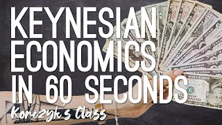 Keynesian Economics Explained in 60 Seconds [upl. by Beach556]