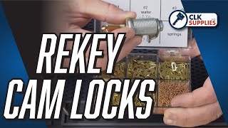 Locksmithing 101 How to Rekey Cam Locks  Everything you need to know [upl. by Bonis185]