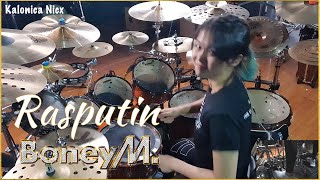 Boney M  Rasputin  cover  Drum amp Bongo by Kalonica Nicx [upl. by O'Rourke258]