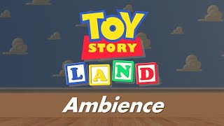 Toy Story Land Ambience  Disney World Toy Story Land Hollywood Studios Scenescape [upl. by Nauqed]