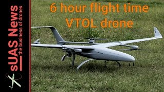 ALTi Transition VTOL fixedwing drone flies for 6 hours [upl. by Fiedling670]