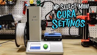 3D Printing Monoprice Mini Select Cura Settings [upl. by Annavoeg]