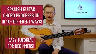 Flamenco Chord Progression Spanish Guitar Chords  Easy Flamenco Guitar Lesson [upl. by Akirrehs34]