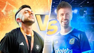 DjMaRiiO vs GERARD PIQUE en FUTBOL REAL [upl. by Xonk]