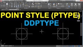 How to Change Point Style in AutoCAD 2018 [upl. by Yarg674]