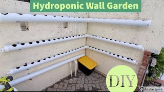 GARDEN DIY Hydroponic Vertical Garden [upl. by Milissent119]