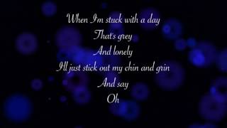 Tomorrow Karaoke Instrumental Version From the 2014 quotAnniequot with Lyrics [upl. by Eaver]