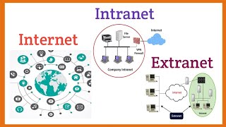 Internet intranet extranet explained with application and difference in Hindi  Syed Fahad [upl. by Alica408]