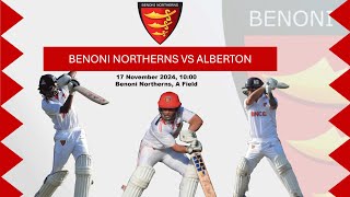 Eastern Cricket Premier Reserve League Benoni Northerns vs Alberton [upl. by Leynwad]