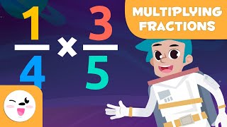 Fraction Multiplication  Space Math for Kids [upl. by Maurreen]