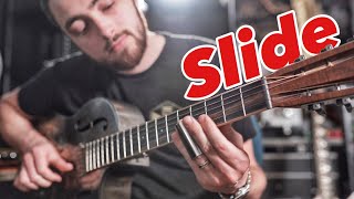 How to Play Slide Guitar Dave Gilmour style [upl. by Regdor]