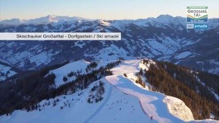 Drohnenflug Skigebiet GroßarltalDorfgastein [upl. by Stets]