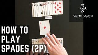 How To Play Spades 2 Player [upl. by Llewkcor]