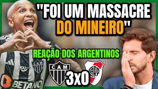 ARGENTINOS DEVASTADOS PELA VITÓRIA DO ATLÉTICOMG CONTRA O RIVER PLATE [upl. by Ikeda]