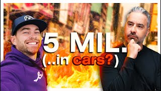 Millionaire Reacts to INSANE Car Collection [upl. by Kerwinn421]