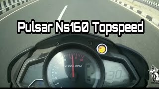 2018 Pulsar Ns 160 Topspeed [upl. by Johansen]