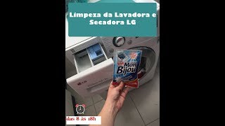 Limpeza da Lava e Seca LG  Como fazer  Das 8 às 18h [upl. by Reg]