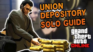 The Union Depository Heist Contract SOLO Guide  GTA 5 Online [upl. by Anayk612]